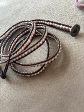 Chan Luu wrap pearl braclet